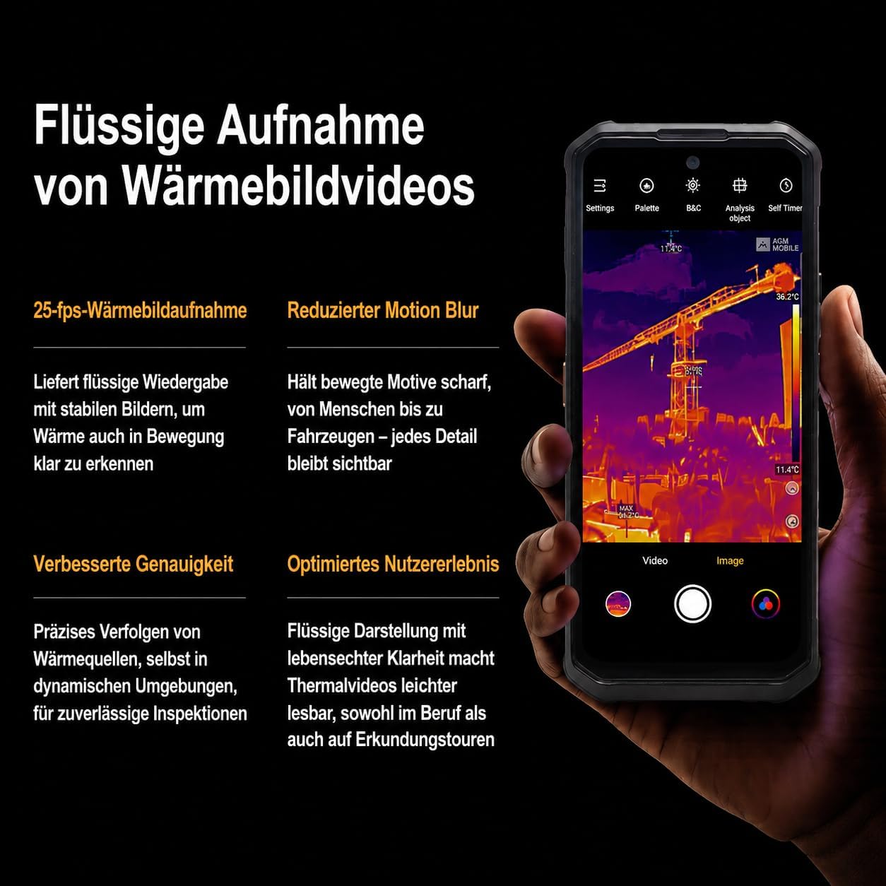 AGM G3 PRO Flaggschiff Rugged Smartphone Audio Bundle mit Legion 3 Outdoor Smartwatch Herren und Magrock Bluetooth Speaker – Bild 2