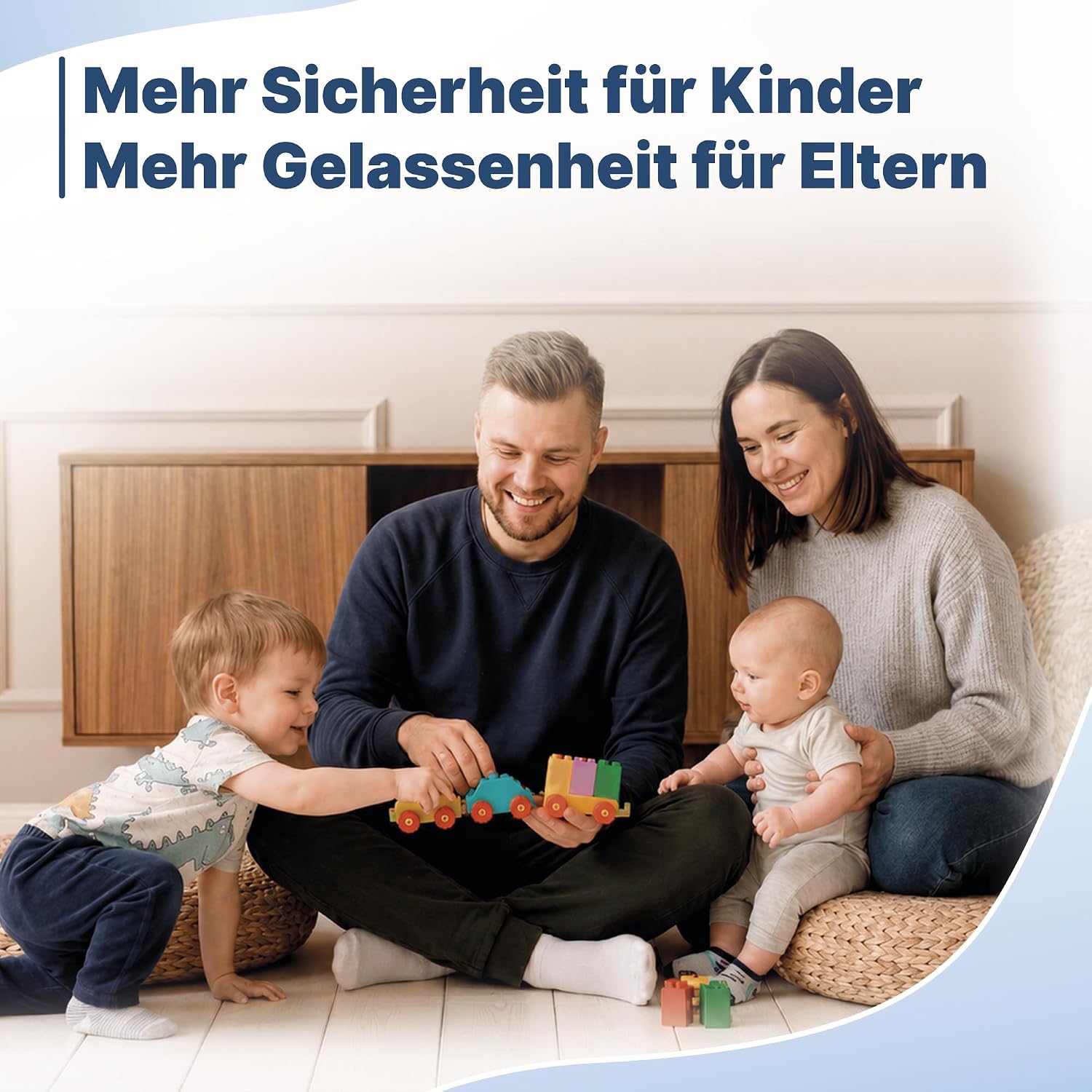 Hoffenbach Magnetische Kindersicherung 20 Schlösser + 4 Schlüssel – Schranksicherung & Schubladensicherung ohne Bohren – Unsichtbarer Magnetverschluss – Weiß – Bild 8