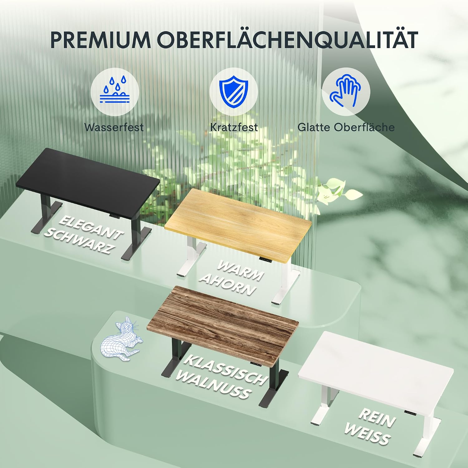 FLEXISPOT Höhenverstellbarer Schreibtisch Basic 160x80cm – Bild 9
