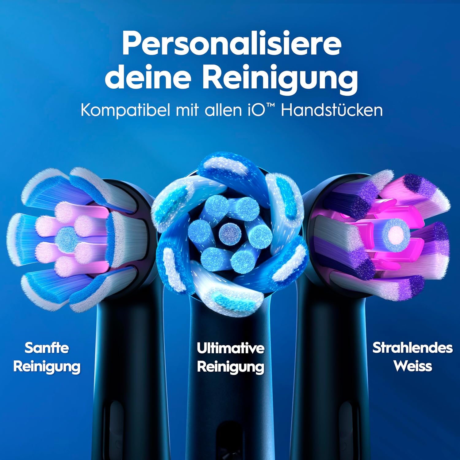 Oral-B iO Series 2 Elektrische Zahnbürste, Doppelpack, Schwarz/Pink – Bild 18