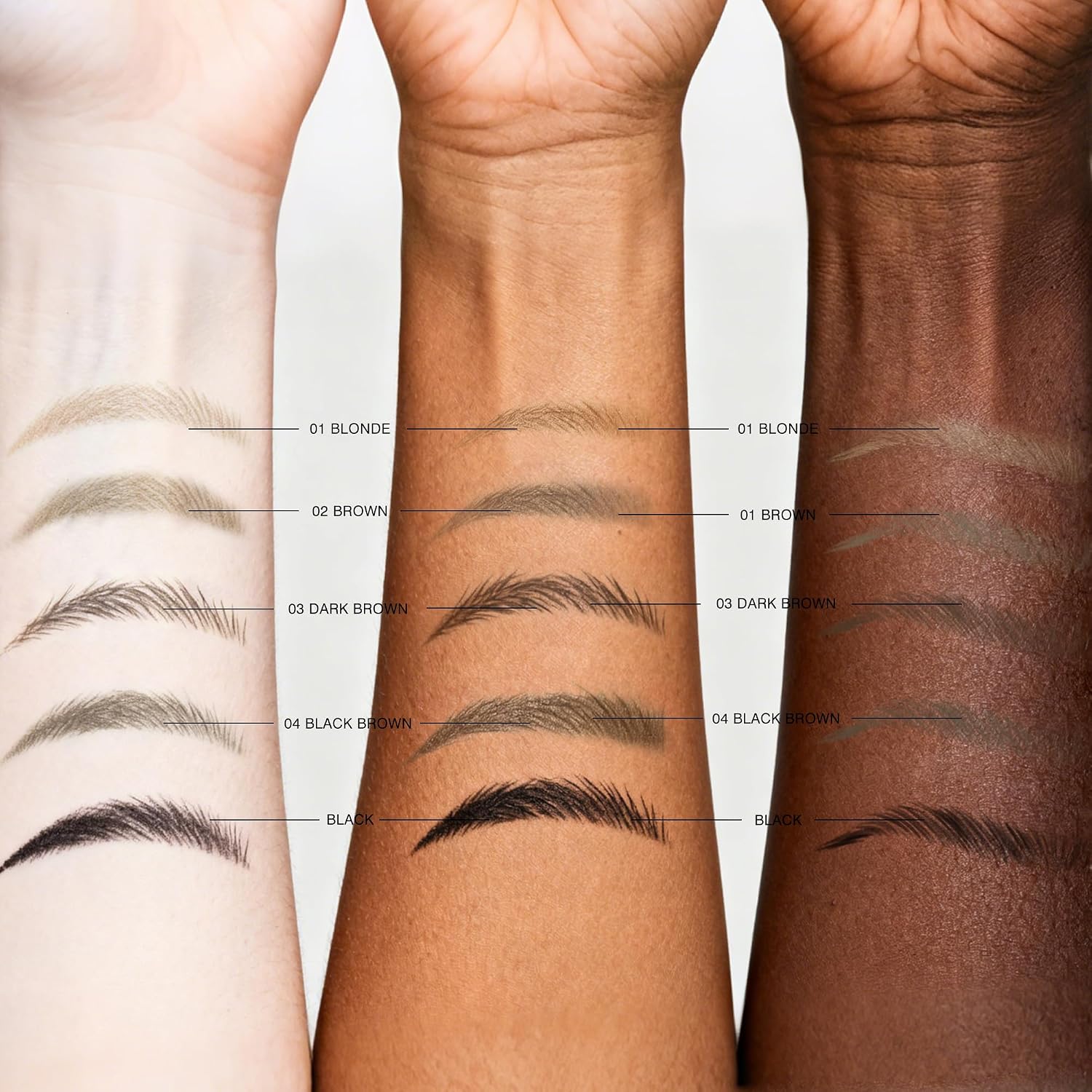 Microblading Augenbrauenstift, Wasserfest & Langanhaltend, Präzise Ultra-Fine Spitze für Natürliche, Volle Augenbrauen, Bis zu 12 Stunden Halt, Cruelty-Free & Vegan (02 Brown) – Bild 4