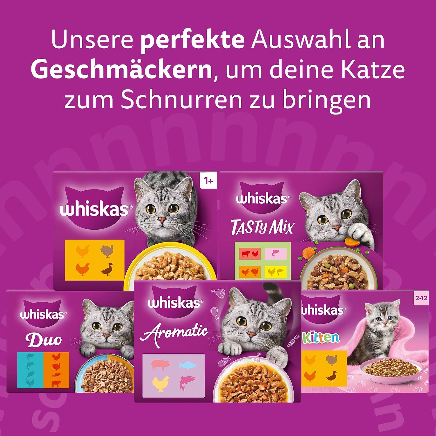 WHISKAS Nassfutter in Sauce für Katzen 84 x 85g Klassische Auswahl – Bild 9