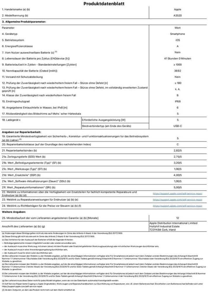 Apple iPhone 17 512 GB: 6,3" Display mit ProMotion, A19 Chip, Center Stage Frontkamera für Smarte Gruppenselfies, Verbesserte Kratzfestigkeit, Batterie für den ganzen Tag; Weiß – Bild 7