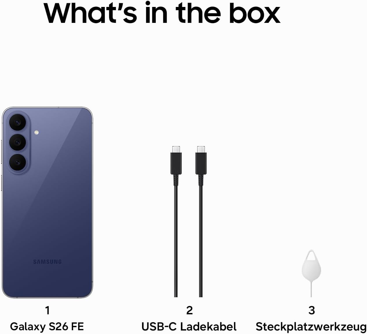 Samsung Galaxy S26 FE AI Smartphone mit Galaxy AI, Blueberry, 256 GB – Bild 9