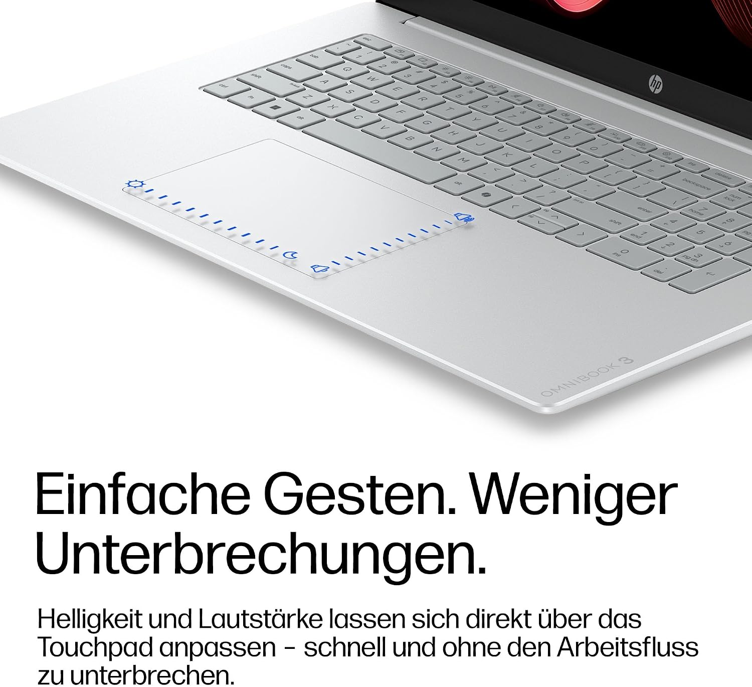 HP OmniBook 3 Laptop, 17,3" FHD, Intel Core Ultra 5, 16GB RAM, 512GB SSD – Bild 10