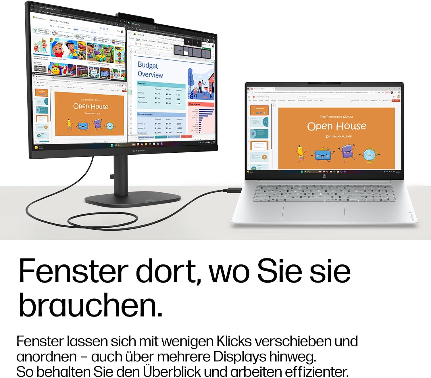 HP OmniBook 3 Laptop, 17,3" FHD, Intel Core Ultra 5, 16GB RAM, 512GB SSD – Bild 15
