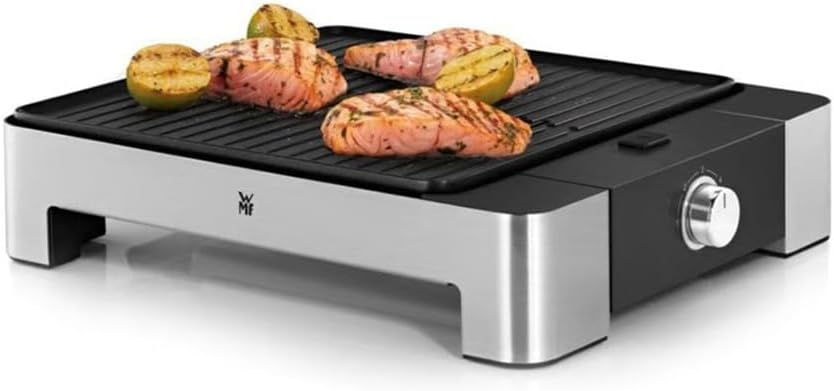 WMF Lono Tischgrill Quadro, Indoor Grill, Elektrogrill klein mit kompakter Grillfläche, spülmaschinenfest, 1250 W – Bild 6