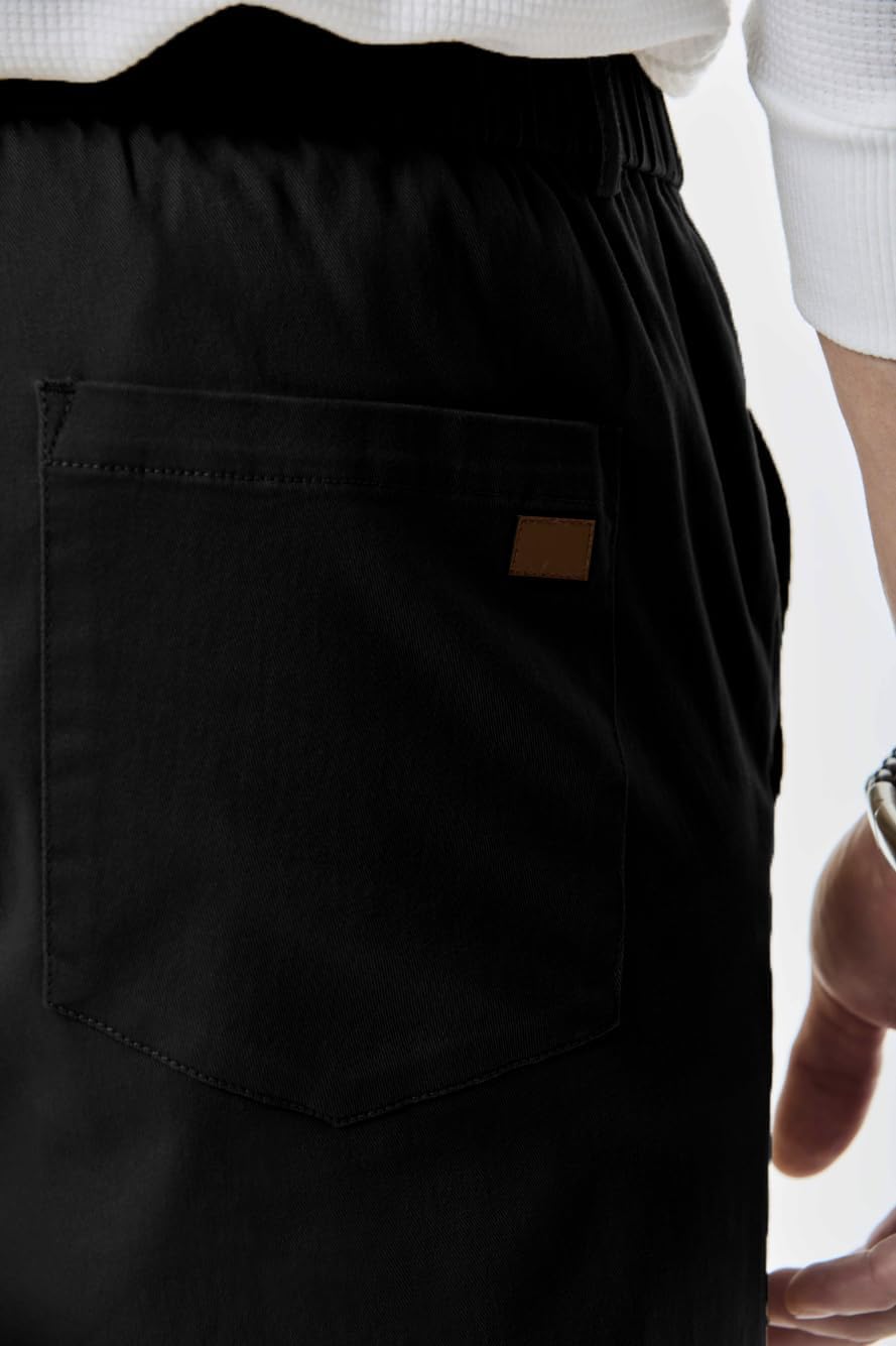 JMIERR Chino Hose Herren Baumwolle Business Männer mit Taschen – Bild 4