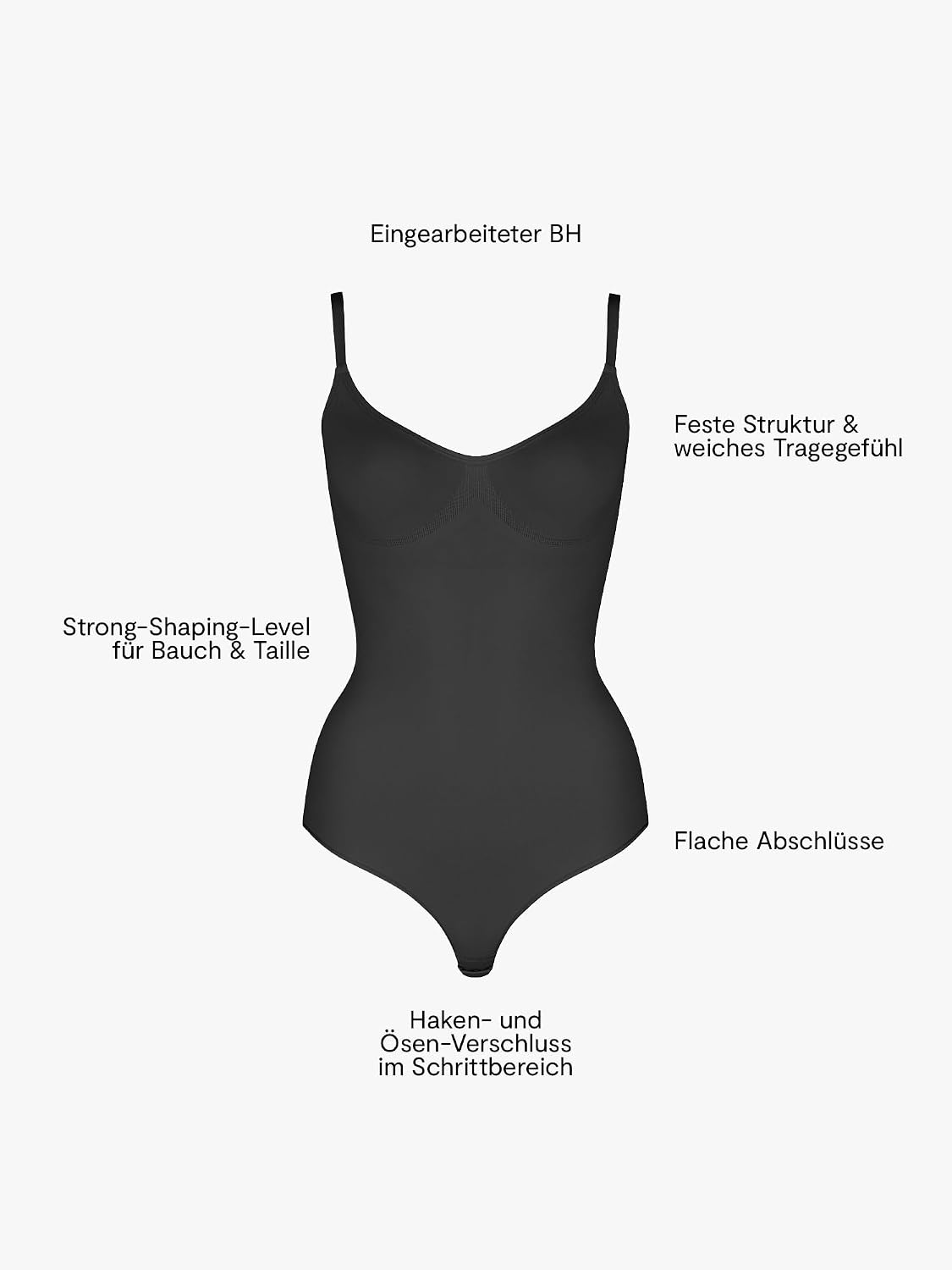 Nur Die Damen Sculpt Bodysuit Shapewear Shapewear Ganzkörper-Body (1er Pack) – Bild 6