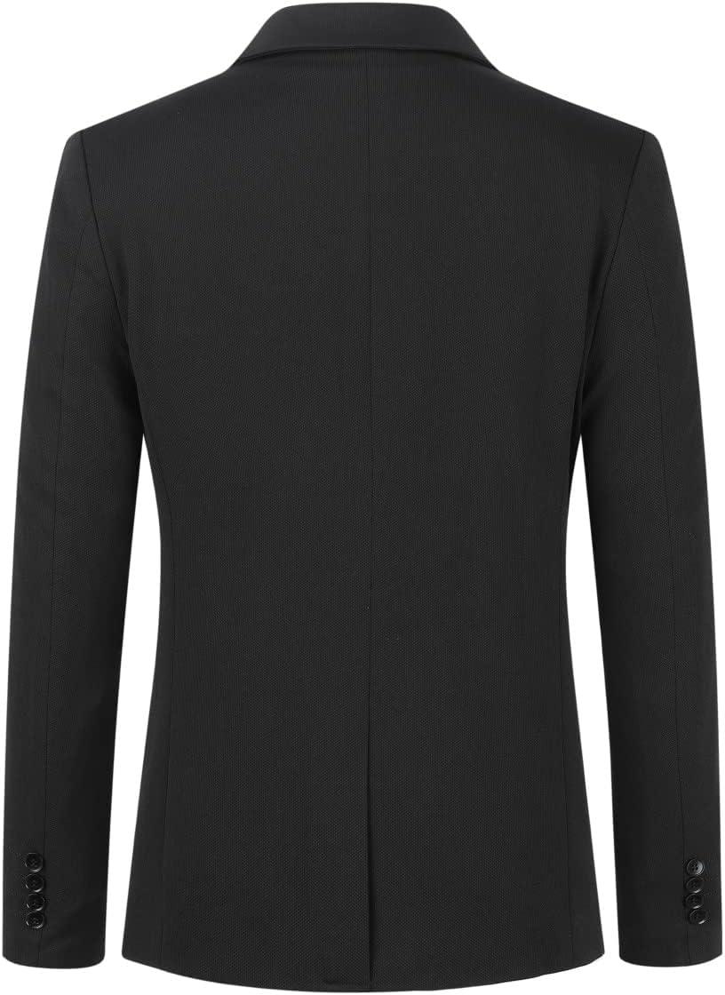Allthemen Herren Sakko Sportlich Stretch Blazer Slim Fit Business Jackett – Bild 3