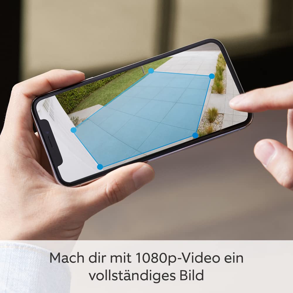 Zertifiziert und generalüberholt Ring Spotlight Kamera Plus Akku (Spotlight Cam Plus Battery)| Überwachungskamera aussen mit WLAN, HD-Video, LED-Flutlicht, Nachtsicht, Bewegungserfassung & Sirene – Bild 4