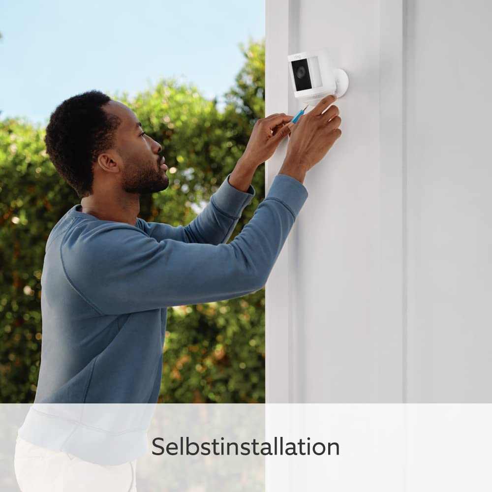 Zertifiziert und generalüberholt Ring Spotlight Kamera Plus Akku (Spotlight Cam Plus Battery)| Überwachungskamera aussen mit WLAN, HD-Video, LED-Flutlicht, Nachtsicht, Bewegungserfassung & Sirene – Bild 5