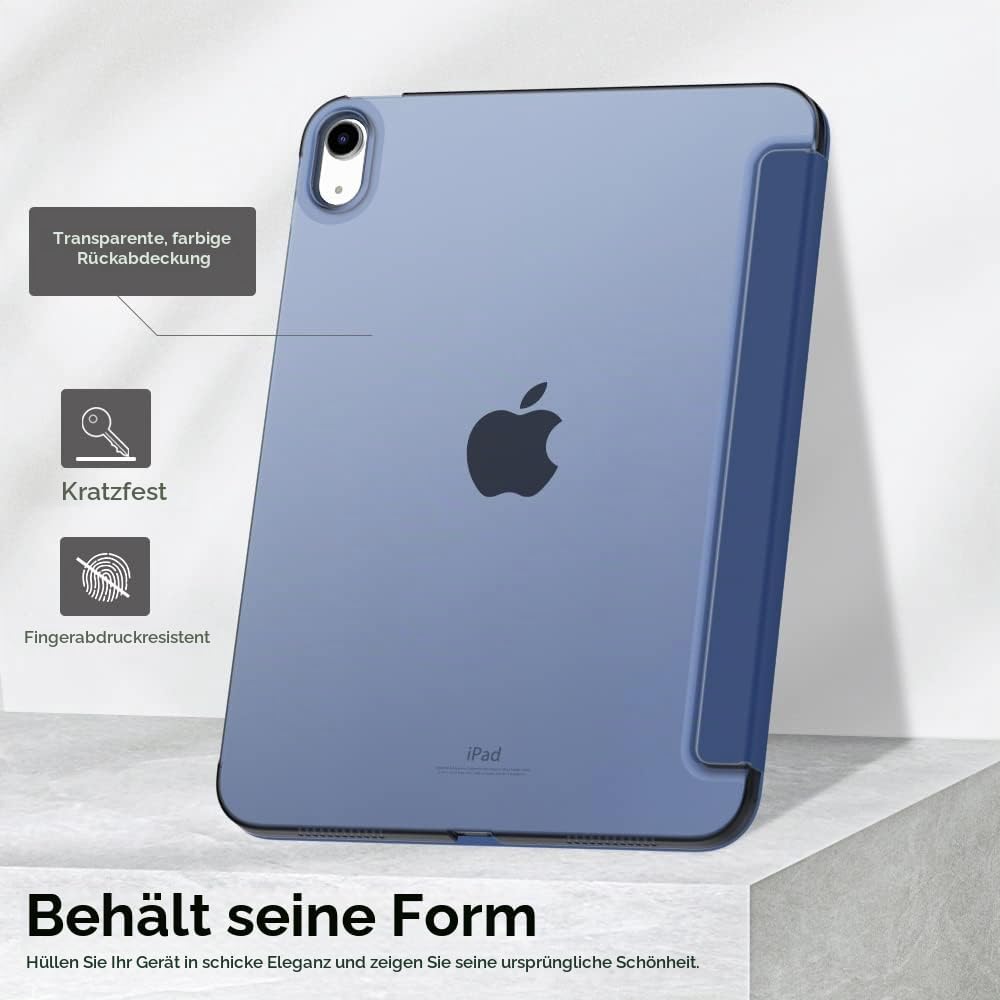 MoKo Hülle für iPad (A16) 11. Generation, iPad 10. Gen, Navy – Bild 6