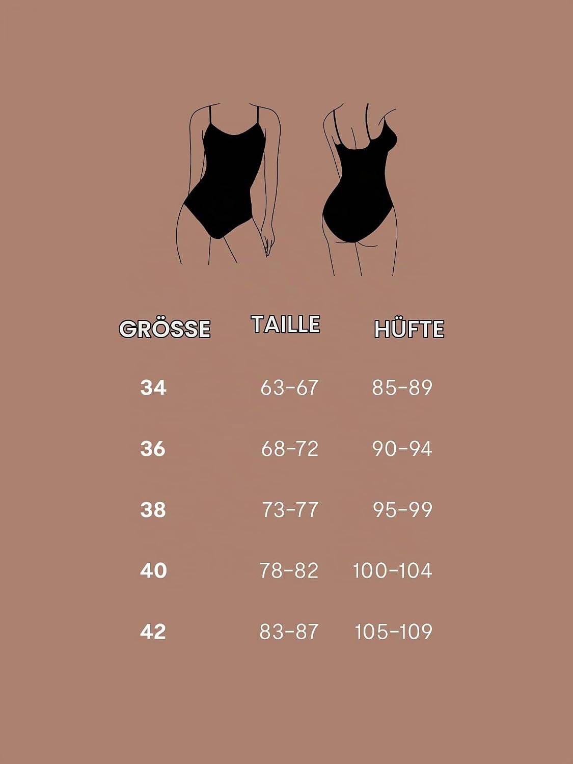 Nur Die Damen Sculpt Bodysuit Shapewear Shapewear Ganzkörper-Body (1er Pack) – Bild 7