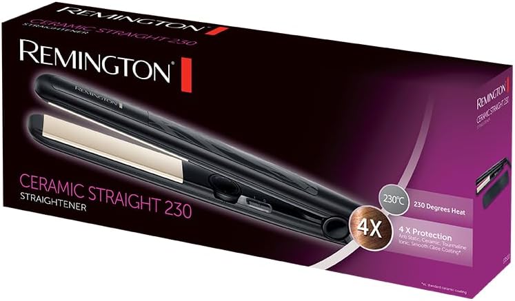 Remington Glätteisen Ceramic Straight, 4-facher Anti-Frizz Schutz, Haarglätter S3500 – Bild 8