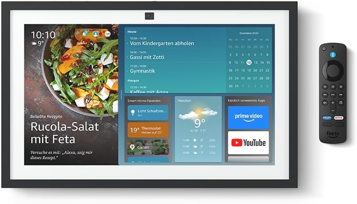 Zertifiziert und generalüberholt Amazon Echo Show 15 | 15,6-Zoll-Smart-Display in Full HD, mit integriertem Fire TV und Alexa-Sprachfernbedienung – Bild 2