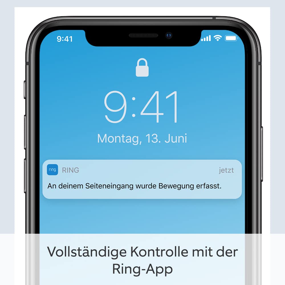 Zertifiziert und generalüberholt Ring Spotlight Kamera Plus Akku (Spotlight Cam Plus Battery)| Überwachungskamera aussen mit WLAN, HD-Video, LED-Flutlicht, Nachtsicht, Bewegungserfassung & Sirene – Bild 6