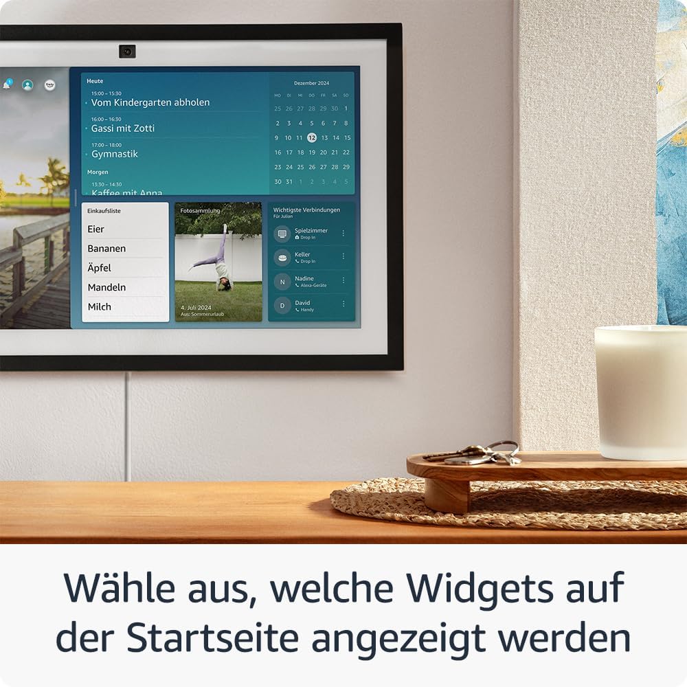 Zertifiziert und generalüberholt Amazon Echo Show 15 | 15,6-Zoll-Smart-Display in Full HD, mit integriertem Fire TV und Alexa-Sprachfernbedienung – Bild 4
