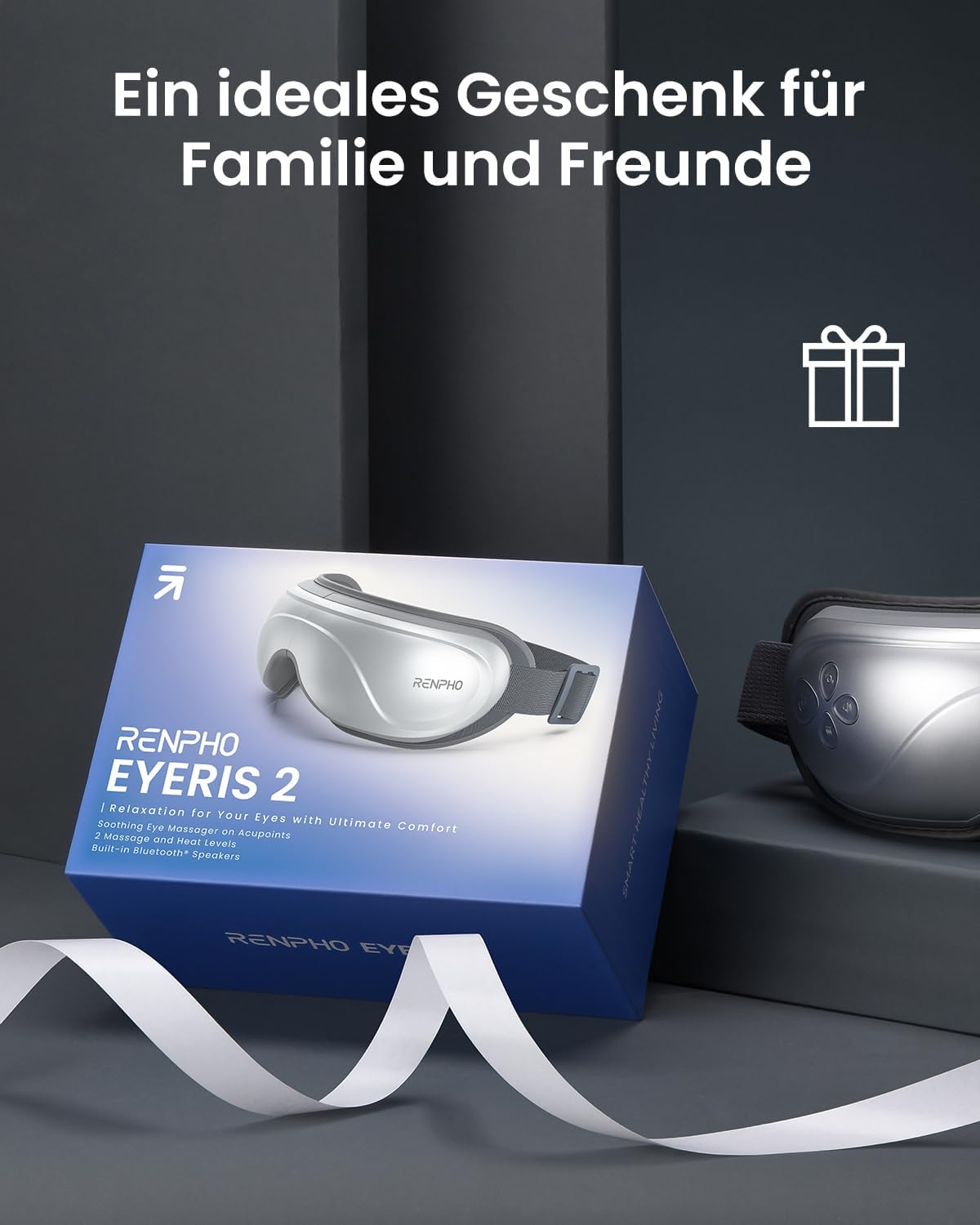 RENPHO Augenmassagegerät mit Wärme & Kompression, Ideales Wellness Geschenk – Bild 6