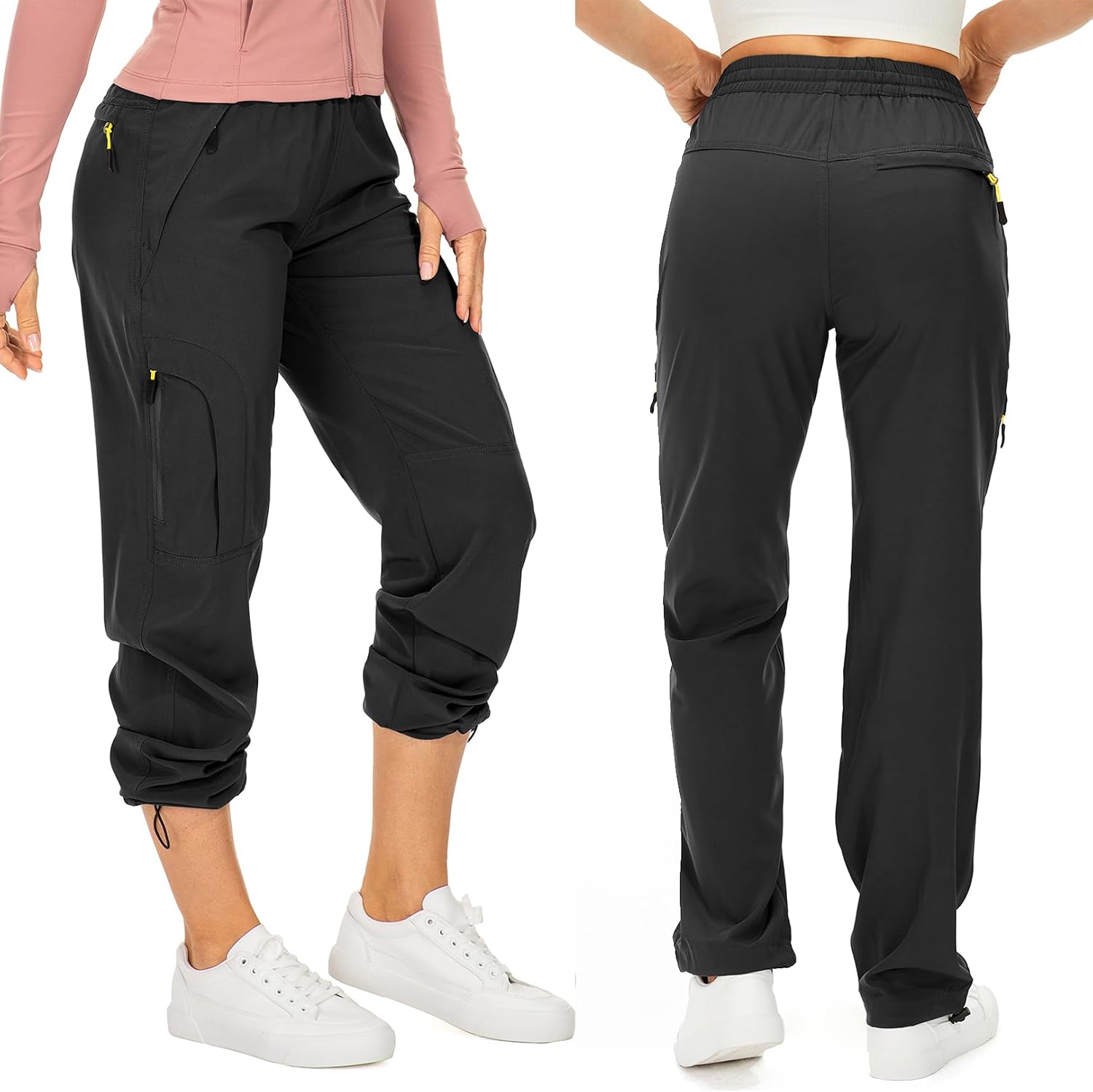 yeyity Wanderhose Damen Leichter Quick Dry Trekkinghose Safari Kleidung – Bild 2