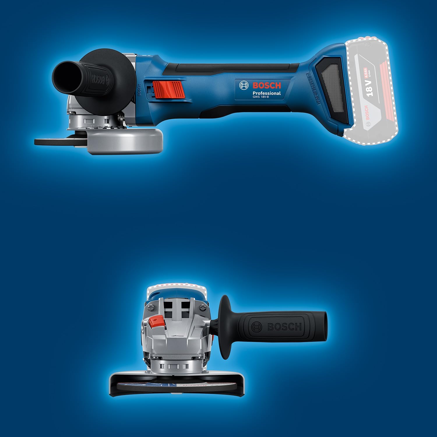 Bosch PRO Akku-Winkelschleifer GWS 18V-8 – Bild 6