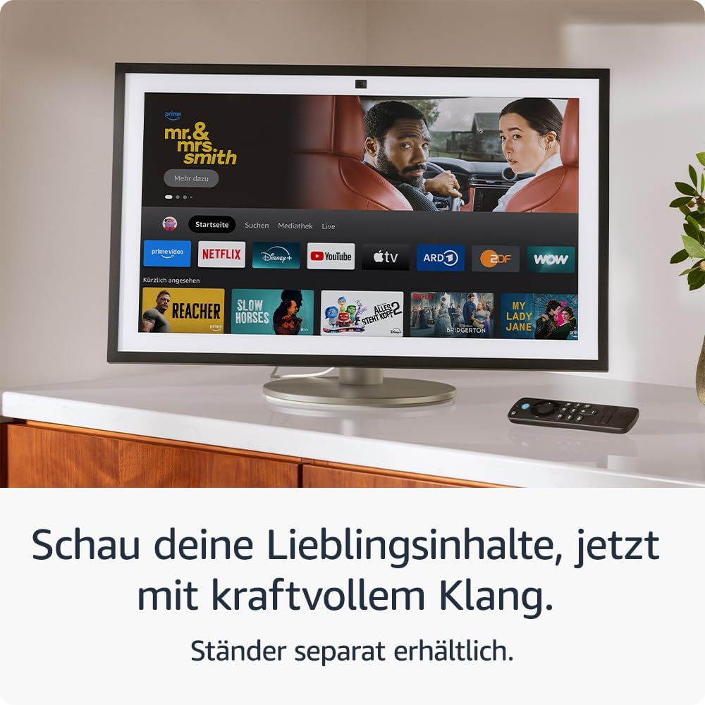 Zertifiziert und generalüberholt Amazon Echo Show 15 | 15,6-Zoll-Smart-Display in Full HD, mit integriertem Fire TV und Alexa-Sprachfernbedienung – Bild 3
