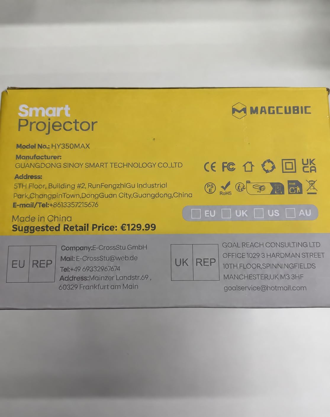 Magcubic Mini Beamer 4K/8K Unterstützt - Native 1080P Projektor Tragbarer – Bild 9