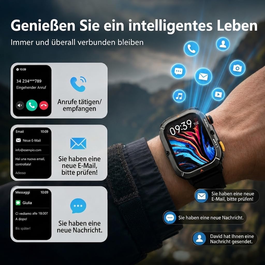 AGM G3 PRO Flaggschiff Rugged Smartphone Audio Bundle mit Legion 3 Outdoor Smartwatch Herren und Magrock Bluetooth Speaker – Bild 8