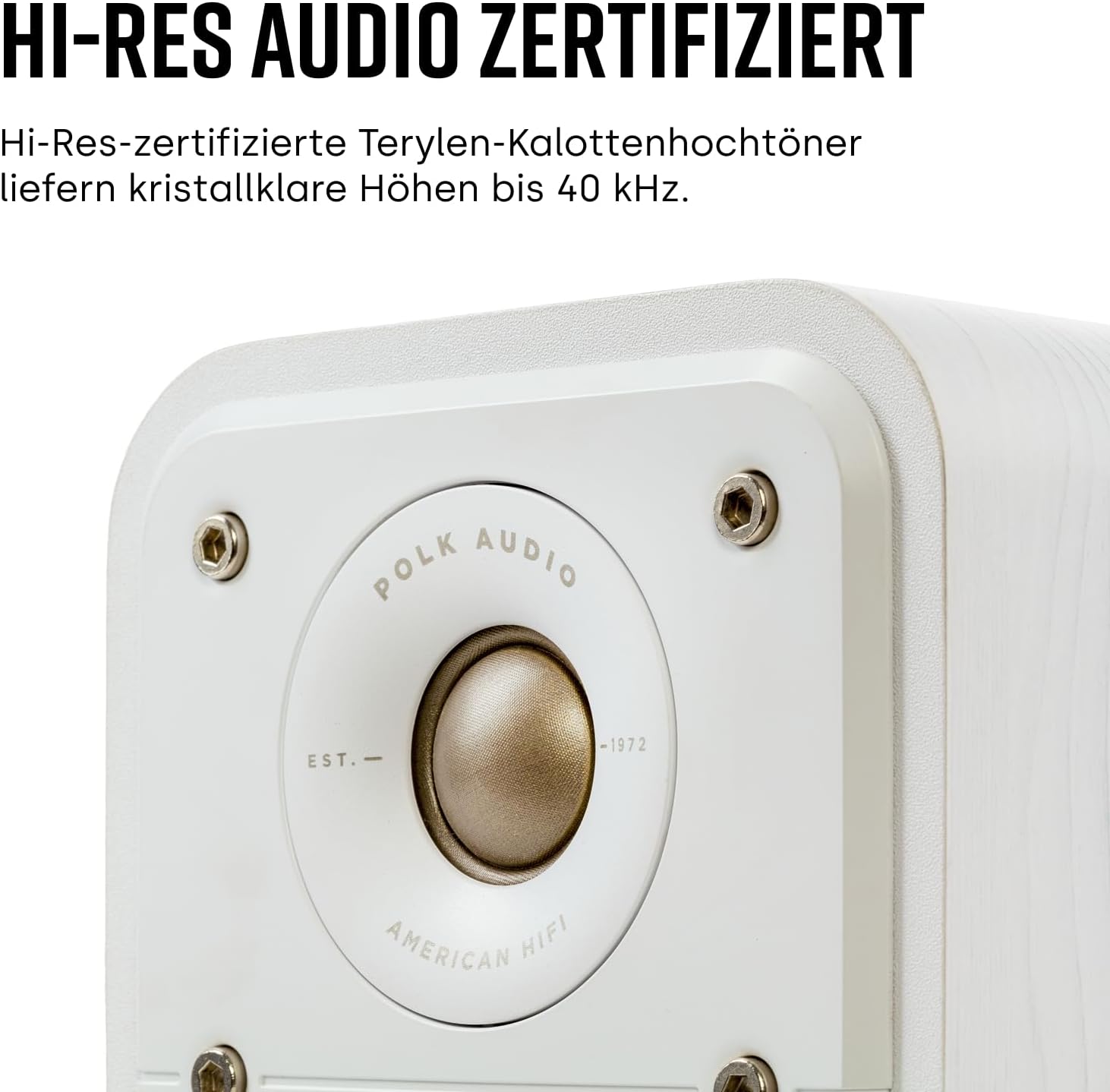 Polk Audio Signature Elite ES10 Surroundlautsprecher für Heimkino - Weiß – Bild 6