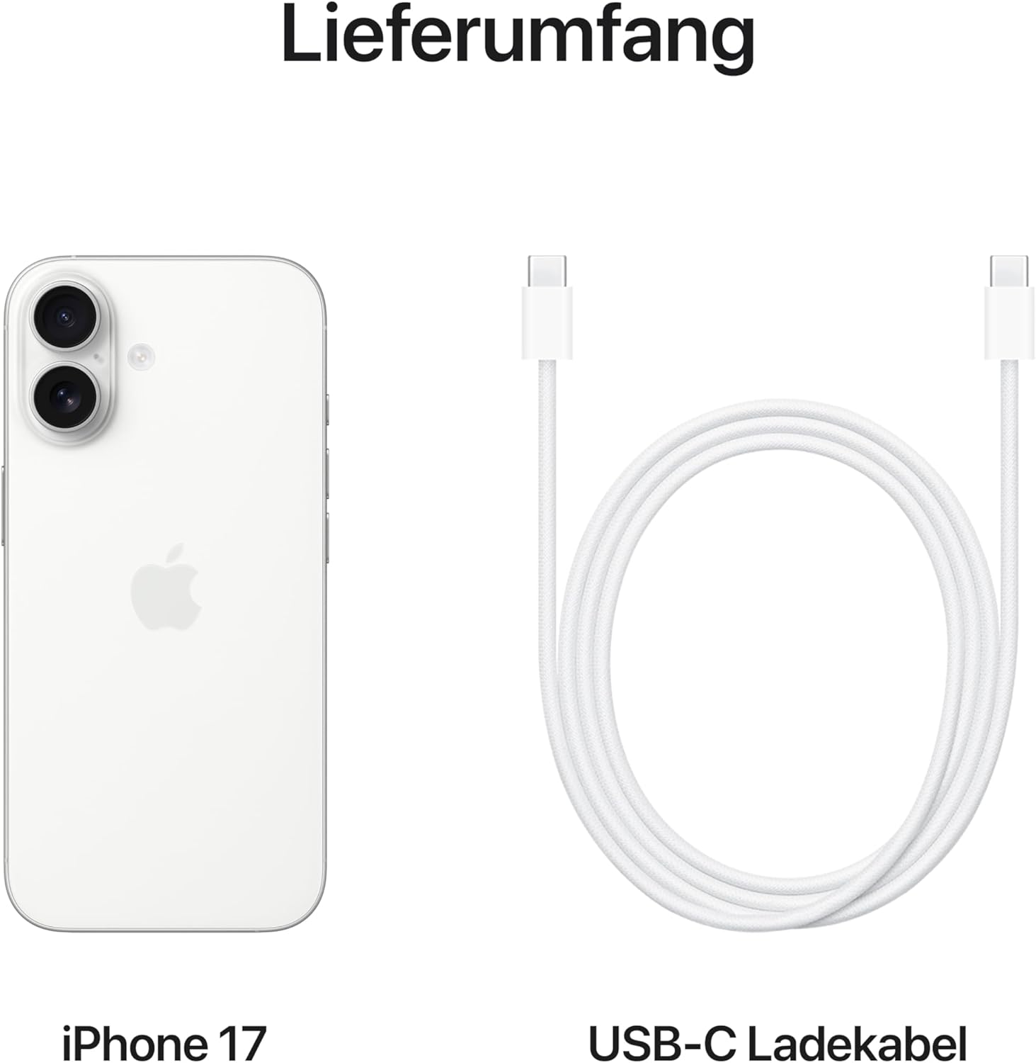 Apple iPhone 17 512 GB: 6,3" Display mit ProMotion, A19 Chip, Center Stage Frontkamera für Smarte Gruppenselfies, Verbesserte Kratzfestigkeit, Batterie für den ganzen Tag; Weiß – Bild 6
