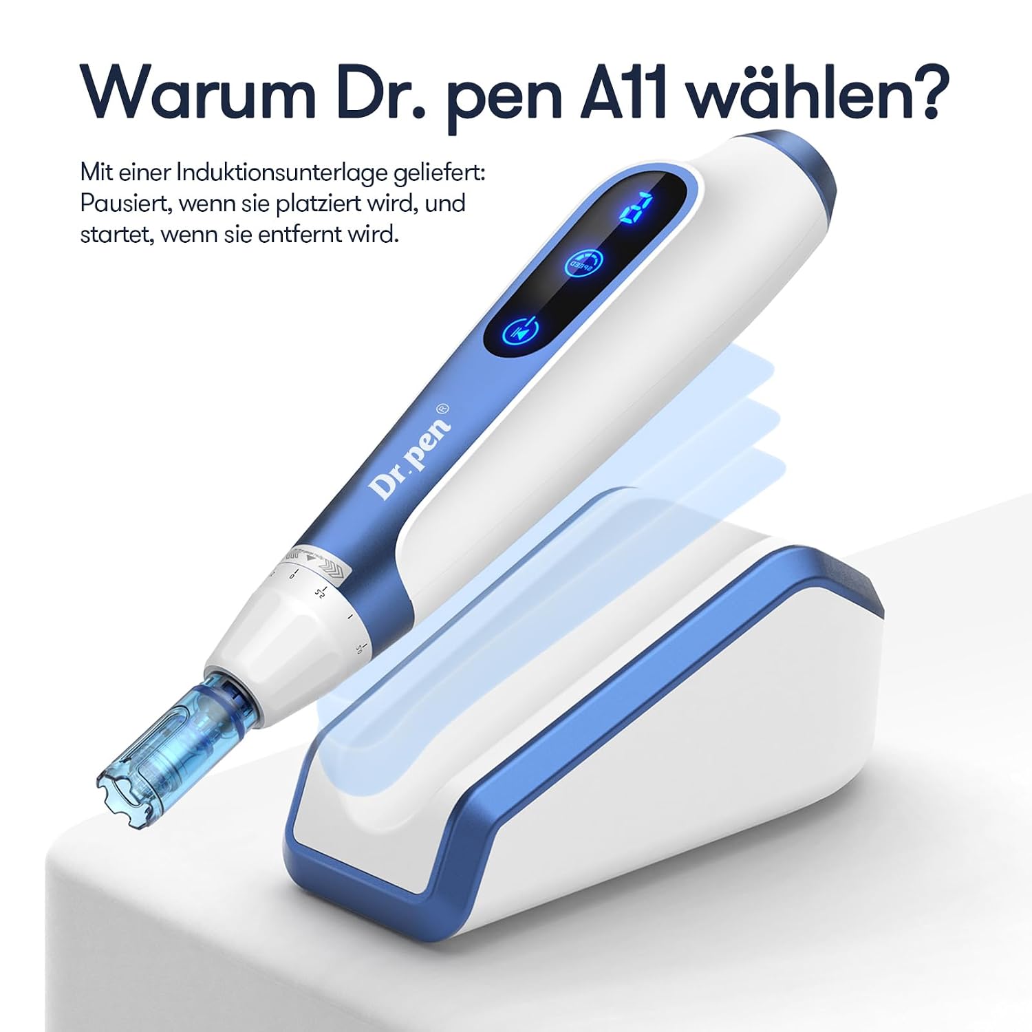 Dr. pen Ultima A11 Microneedling Pen Drahtlos mit Intelligente Sensorbasis – Bild 4
