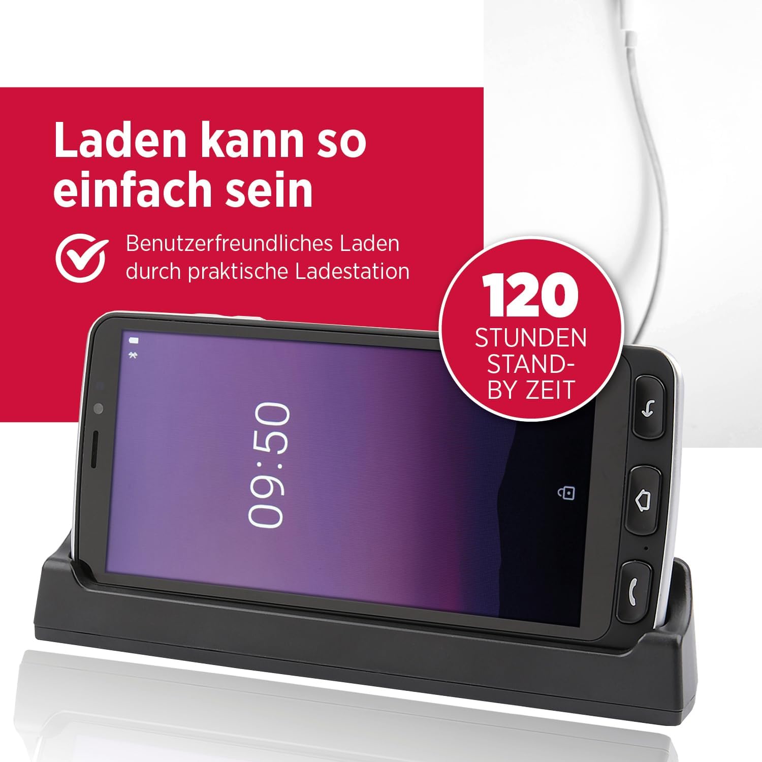 Olympia NEO+ schwarz Seniorenhandy | Senioren Smartphone mit großem Display – Bild 6