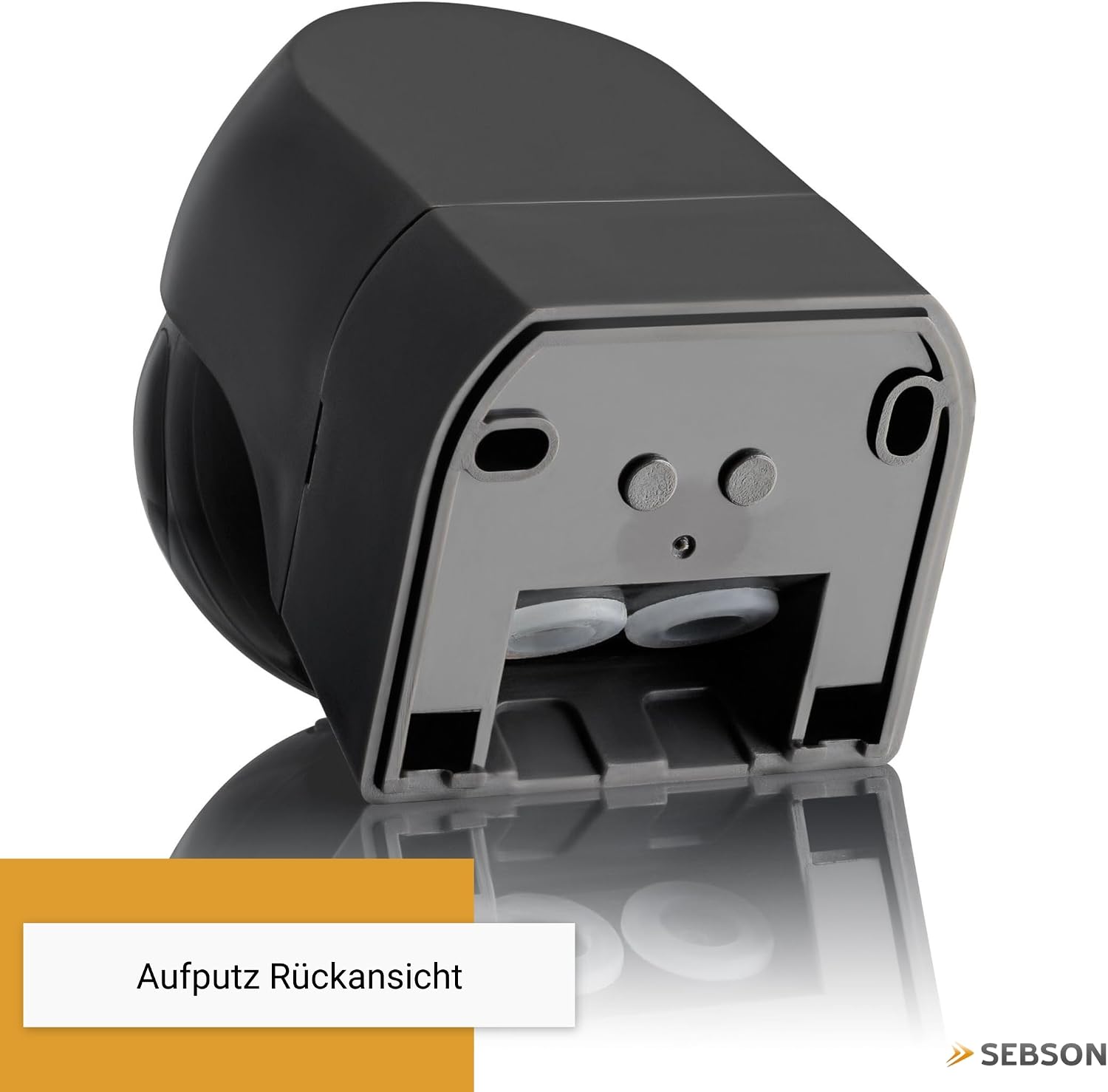 SEBSON Bewegungsmelder Außen IP44 Aufputz Anthrazit, LED geeignet 400W – Bild 7