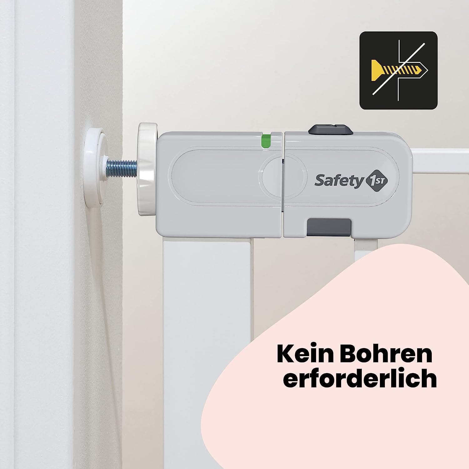 Safety 1st Auto Close Gate, Treppenschutzgitter 73–80 cm, Weiß – Bild 6