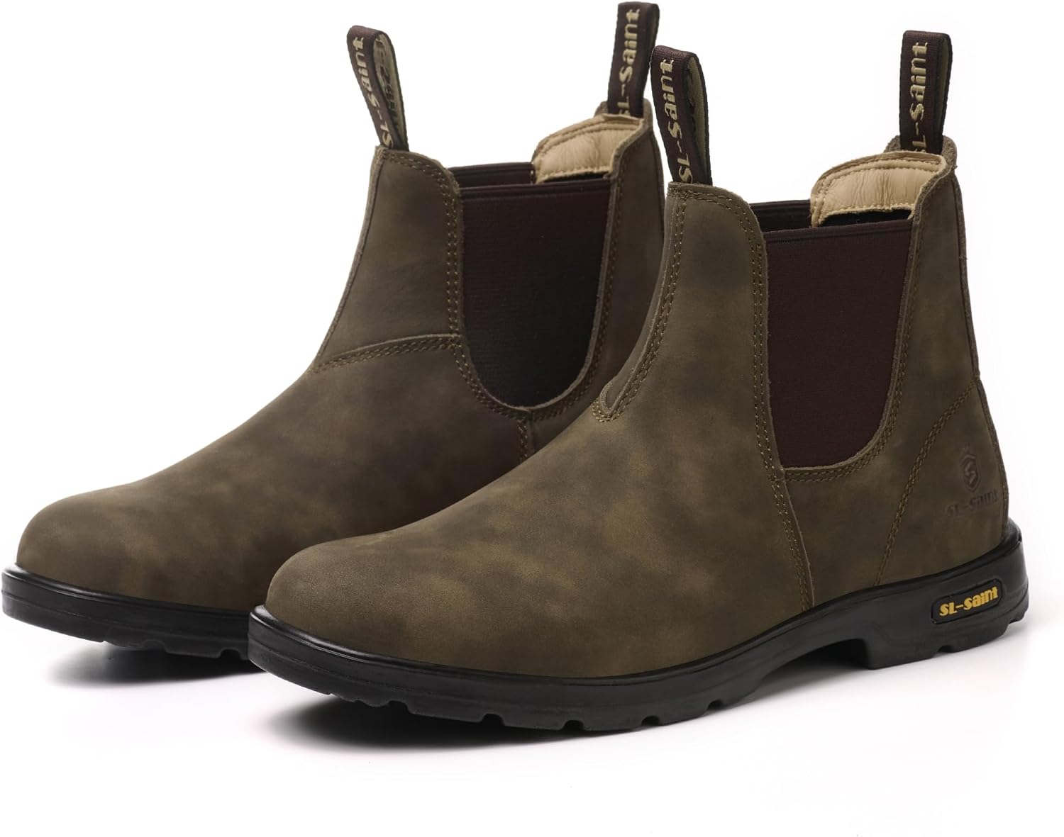 Herren Classic Chelsea Boots Knöchelmodische Slipper Aus Vollnarbenleder Lässig und Leicht – Bild 7