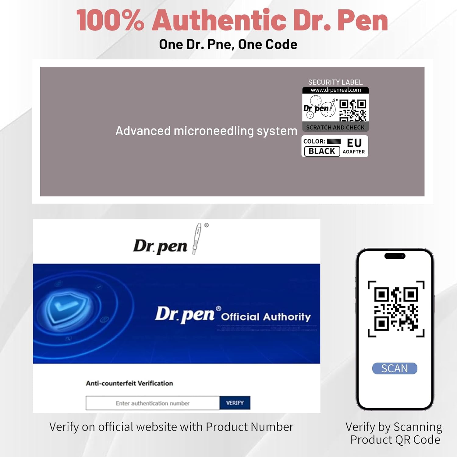 Dr. Pen 2026 Ultima A10 Microneedling Pen, Dermapen mit 25 Ersatzkartuschen – Bild 2