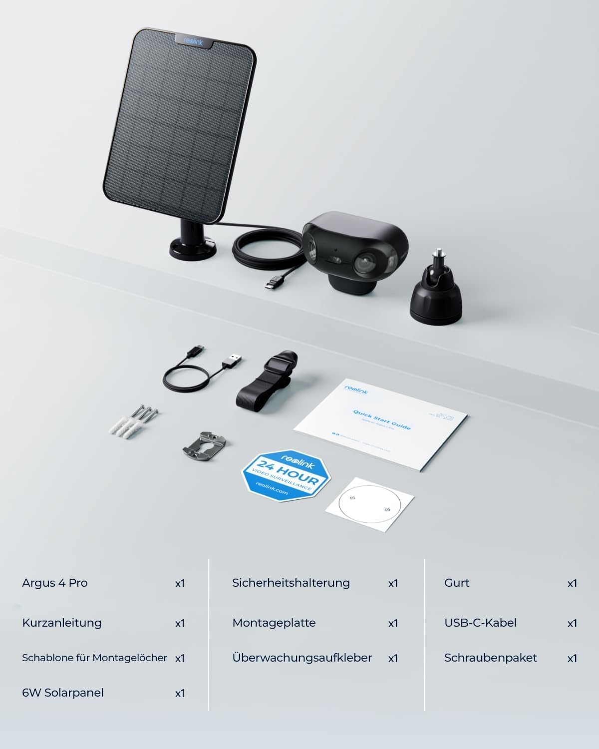 Reolink Argus 4 Pro 4K Solar Überwachungskamera Akku (Generalüberholt) – Bild 9