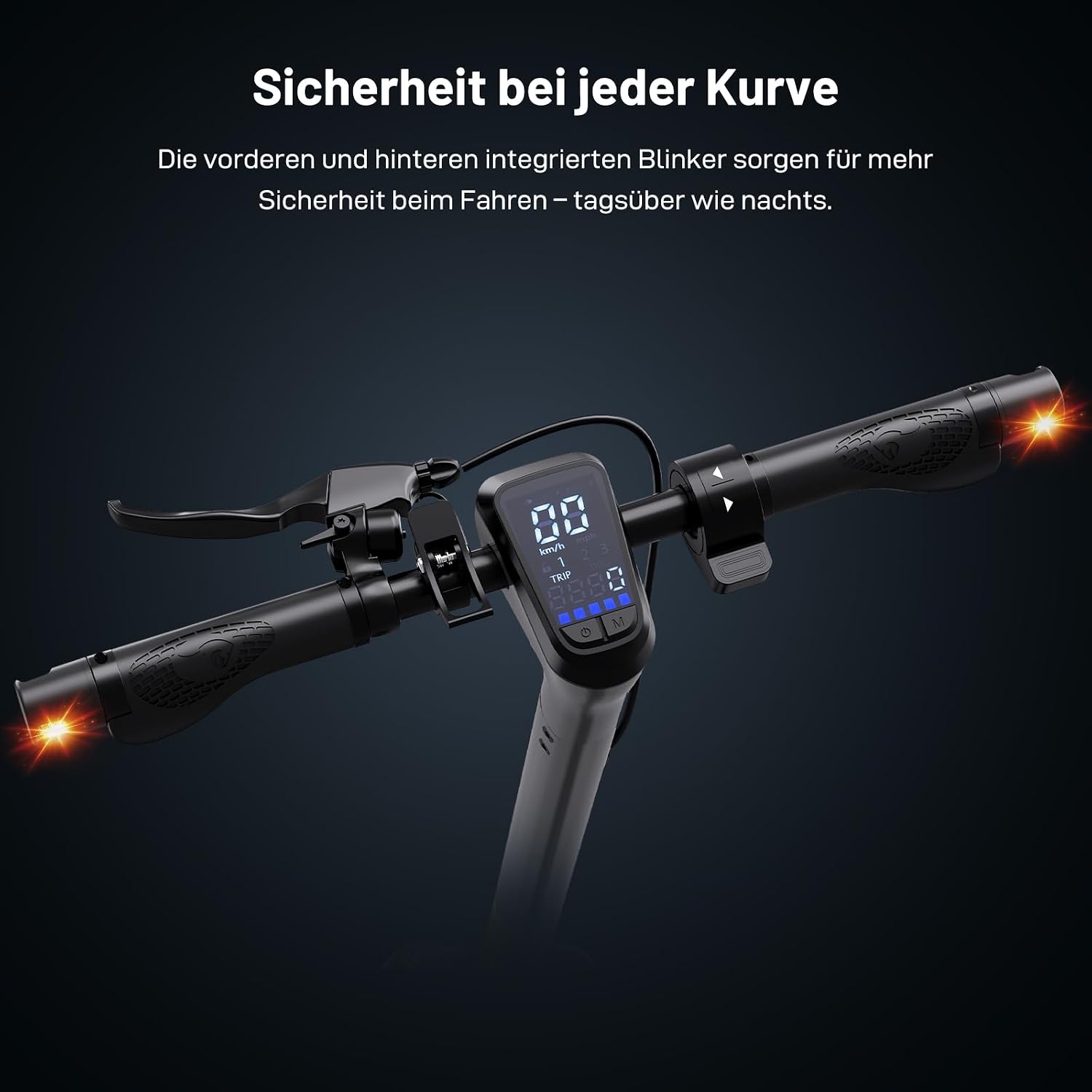 EVERCROSS E Scooter mit ABE, 500 W Motor, bis 80 KM Reichweite,Faltbar – Bild 8