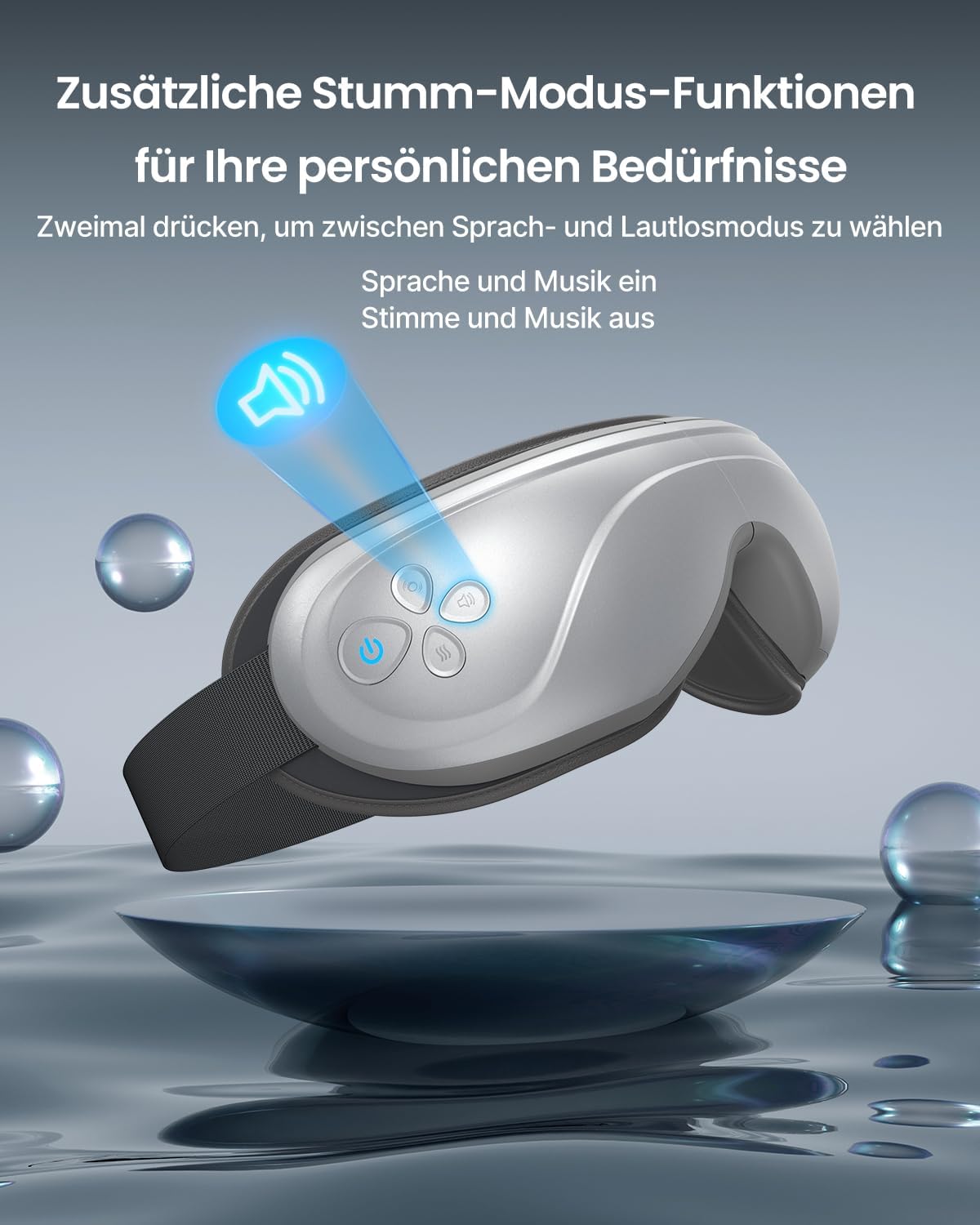 RENPHO Augenmassagegerät mit Wärme & Kompression, Ideales Wellness Geschenk – Bild 4