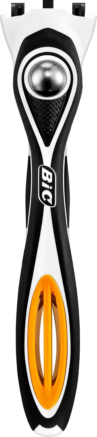 BIC Hybrid 5 Flex Rasierer Herren, Nassrasierer mit 3 Wechselklingen mit je 5 Klingen, mit Aloe Vera und Vitamin E, mit Präzisionstrimmer – Bild 9