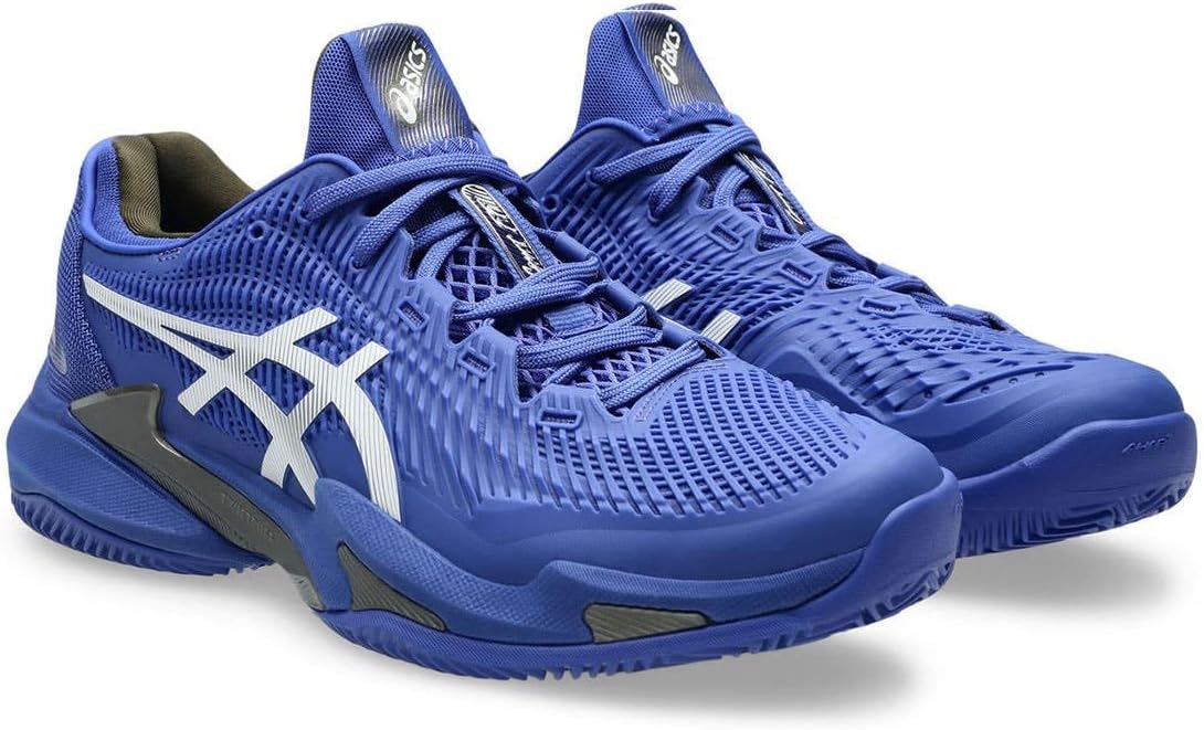 ASICS Court FF 3 Novak Clay Uomo Mann Tennisschuhe Blau Weiß – Bild 3