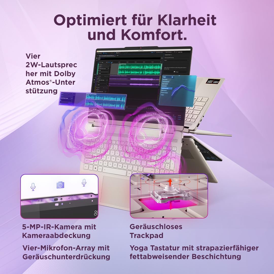 Lenovo Yoga 7 2in1 | Laptop | Ryzen AI 7 | 16GB | 1TB – Bild 9