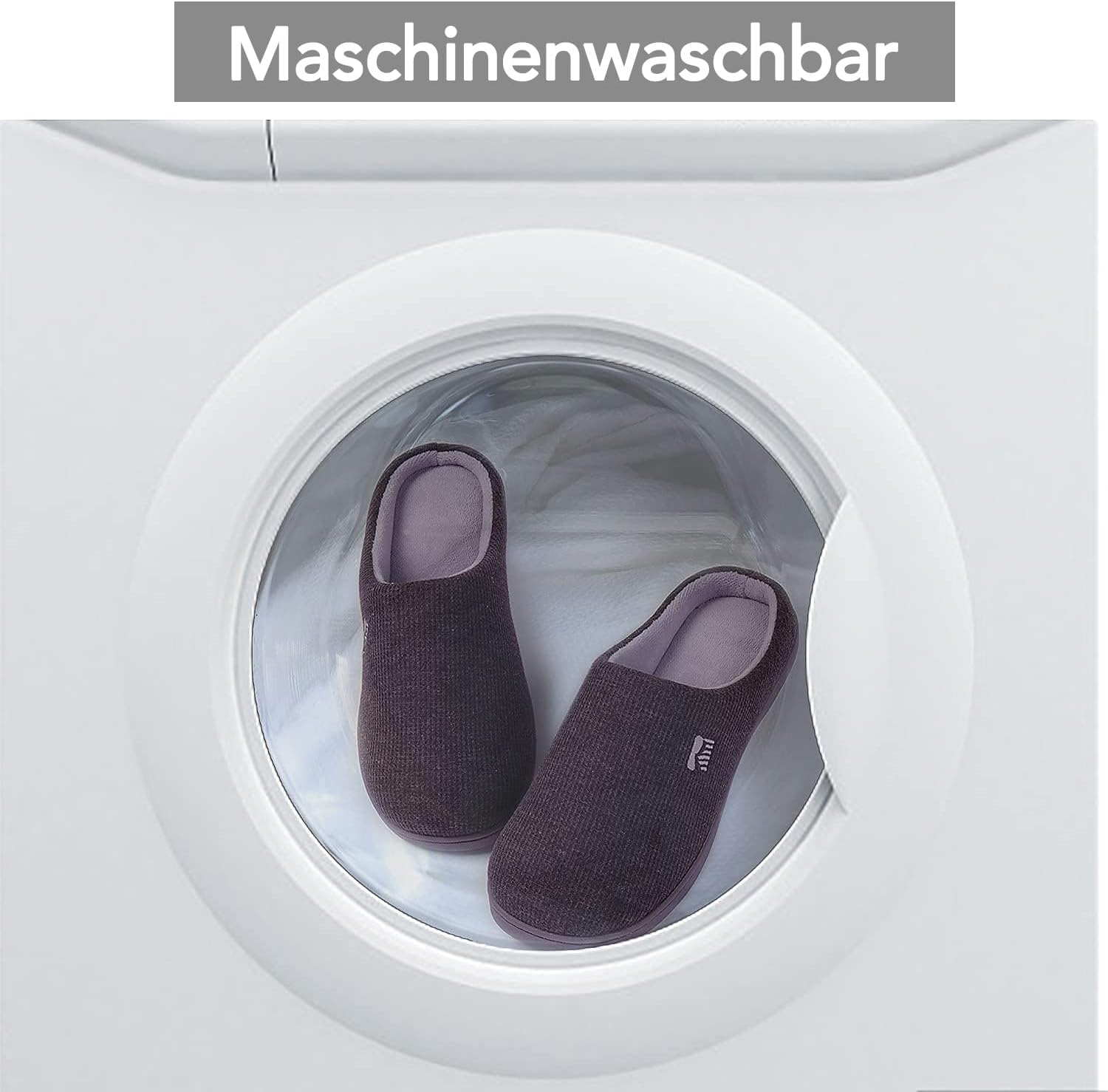 RockDove Damen Original Zweifarbige Hausschuhe mit Rückstellschaum – Bild 7