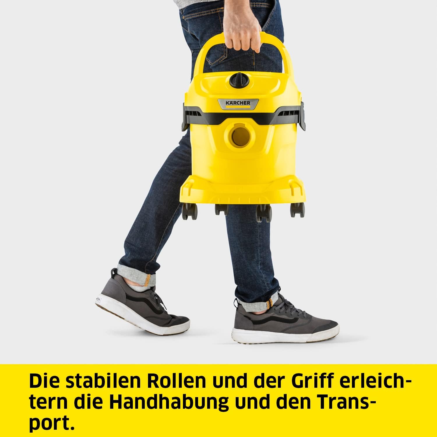 KÄRCHER Nass-/Trockensauger WD 2 Plus V-12/4/18/C, Kunststoffbehälter: 12 l – Bild 3