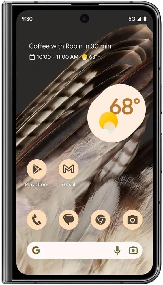 Google Pixel Fold, Dual SIM + eSIM, 256GB, Obsidian (Generalüberholt) – Bild 3