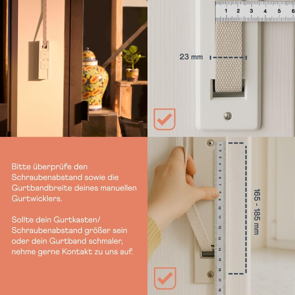 Home Pilot Gurtwickler RolloTron pure smart - Elektr. Funk-Gurtwickler – Bild 6