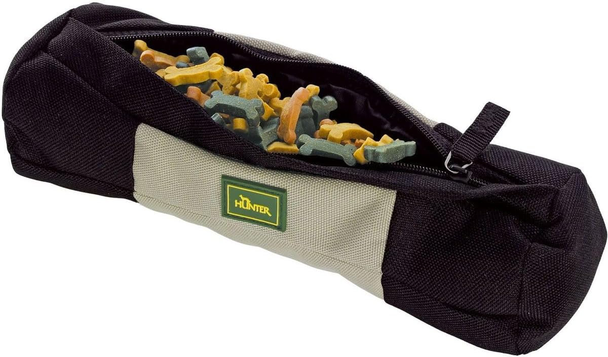 HUNTER Trainer Snack Dummy, Trainings-Dummy zum Apportieren lernen, befüllbar mit Snacks, zahnfreundlich & gepolstert, mit Reißverschluss, maschinenwaschbar, Farbe: beige, Größe: 20 cm – Bild 2