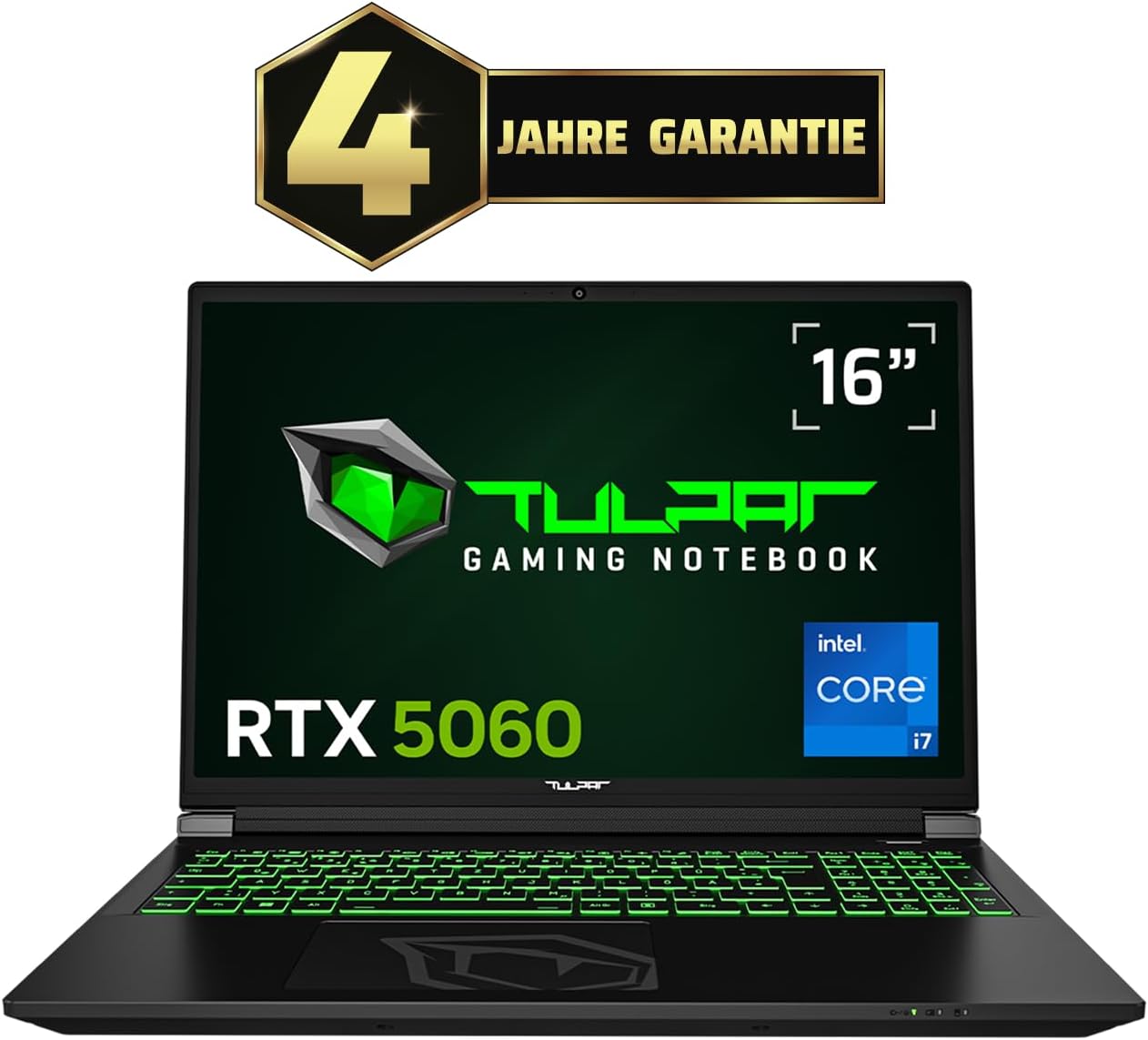 TULPAR T6 V3.5.1 Gaming Laptop | 16'' FHD+ 1920X1200 165HZ IPS LED-Display | Intel Core i7 14700HX | 32 GB RAM | 1 TB SSD | RTX 5060 | Windows 11 Gaming Notebook – Bild 2