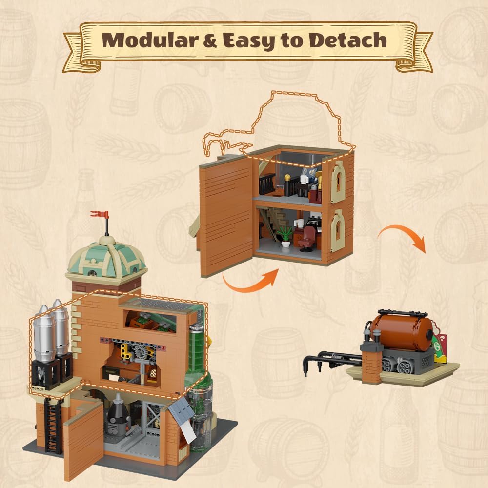 PANTASY Craft Beer Brewery Klemmbausteine Set für Erwachsene – Bild 4