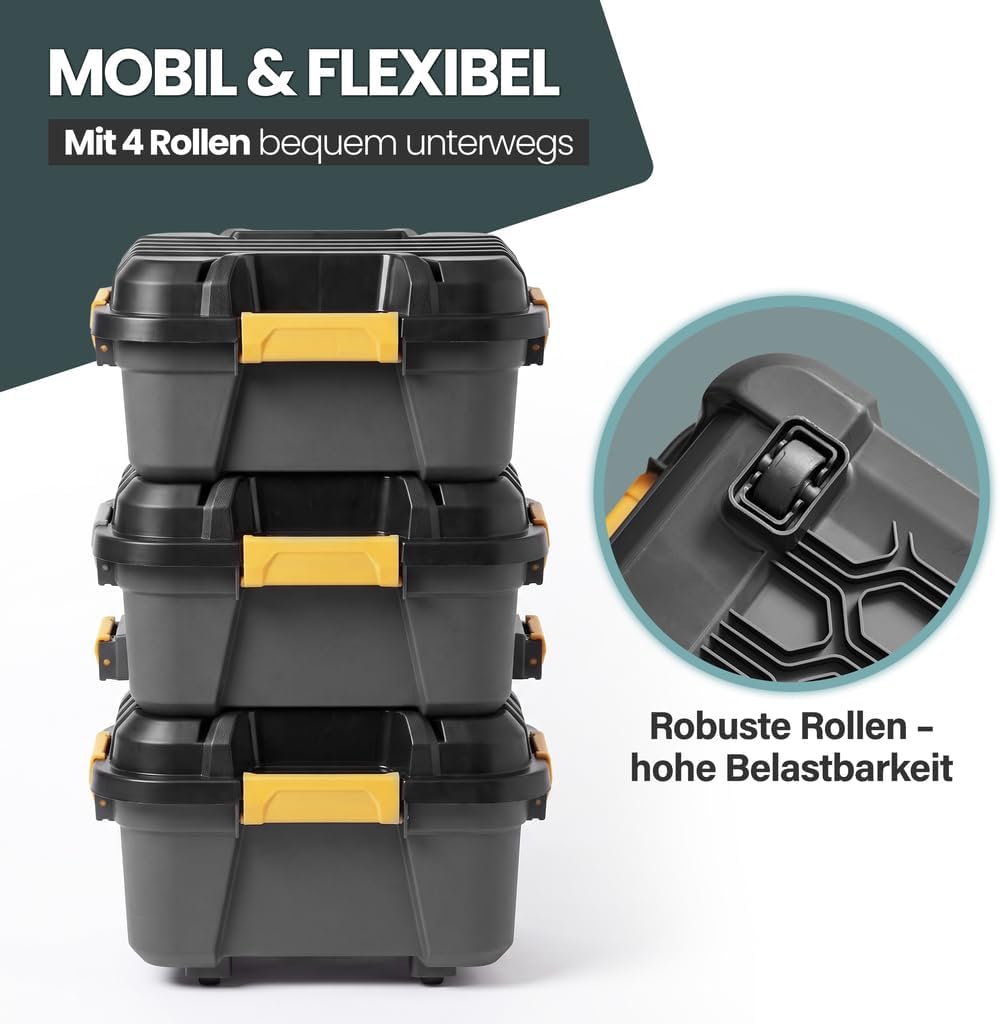 Kreher Bunker Tough Lagerbox mit Deckel Silikondichtung wasserdicht (31L) – Bild 6